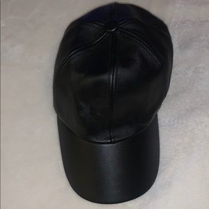 Leather Baseball Cap